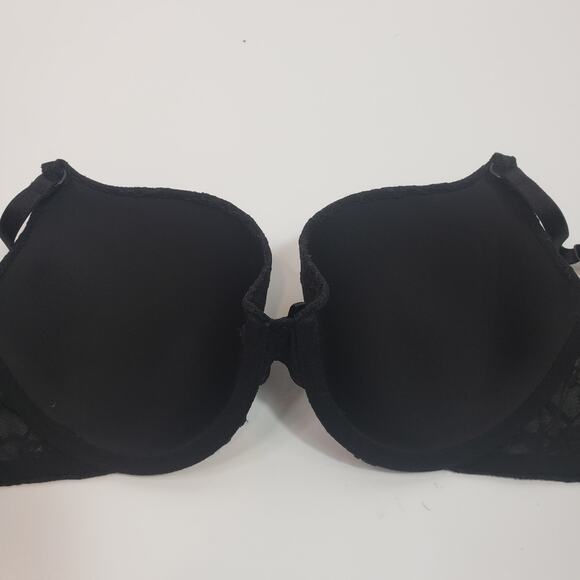 Victoria's Secret Black Lace Demi-Buste Bra 34D - Picture 6 of 6